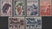 TUNISIE Poste 428 à 433 * MLH Série Complète Marché Agricole Raisin Blé Poissons (cote 7,50 €) - Tunesië (1956-...)