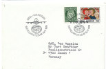 Norway SAS Flight Oslo - Los Angeles 25th ANNIVERSARY 15-11-1979 Sent To Germany - Covers & Documents