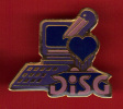 23145-pin's Informatique.DISG.pelican.signé Winner - Informatique