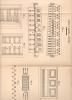 Original Patentschrift -G. Krohn In Altona , 1900 , Zieharmonika , Akkordeon !!! - Musical Instruments
