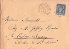Enveloppe Timbrée/Sage 15 C/ MORTAGNE/Orne/La Couture Boussey/Eure/ 1886    TIMB38 - Ohne Zuordnung