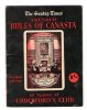 Livret De 24 Pages , The Sunday Times Amended Rules Of Canasta As Played At Crockford´s Club , Frais Fr : 2.60€ - Altri & Non Classificati