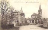 CPA - LIVAROT - L'EGLISE ET L'ECOLE DES FILLES - Edition Crouillebois - Livarot