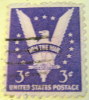 United States 1942 Win The War Independence Day 3c - Used - Usati