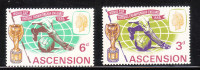 Ascension 1966 World Cup Soccer Issue Omnibus MNH - Ascension