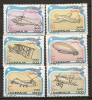 Somalie Soomaaliya 1993 N° 427 / 32 ** Avions, Engins Volants, Cage à Poule, Dirigeable, Hélicoptères, Monoréacteur - Somalia (1960-...)