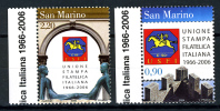 2006 - SAINT-MARIN - SAN MARINO -Sass. 2116/17 - NH - New Mint - Ungebraucht