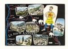 Cp, Carte Géographique, La Route Annibal + Multi-Vues - Landkarten