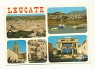 Cp, 11, Leucate, Multi-Vues, Voyagée 1991 - Leucate