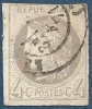 FRANCE Oblitéré Y&T N°41B - 1870 Bordeaux Printing