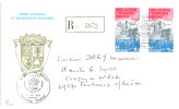 T.A.A.F. Lettre Recommandée D´Alfred Faure Crozet Du 2 Juillet 1984 Via La France (patrouilleur Albatros) - Storia Postale