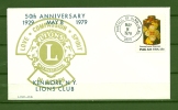 Lions Club, USA, 08/05/1979, 50th Anniversary, BUFFALO NY KENMORE (GA2799) - Rotary, Lions Club