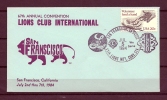 Lions Club, USA, 05/07/1984, 67th Annual Convention International , SAN FRANCISCO (GA2811) - Rotary, Lions Club