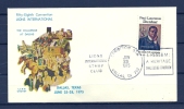 Lions Club, USA, 25/06/1975, 58th Lions International Stamp Club - The Challenge , DALLAS (GA2836) - Rotary, Lions Club