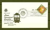 Lions Club, USA, 03/07/1974, 57th Lions International Stamp Club , SAN FRANCISCO (GA2839) - Rotary, Lions Club