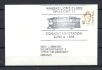 Lions Club, USA, 04/06/1994, CONVENTION STATION - KANSAS (GA2845) - Rotary, Lions Club