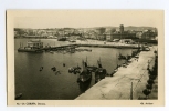 REAL PHOTO POSTCARD HARBOUR LA CORUNA GALICIA ESPAÑA SPAIN CARTE POSTALE - La Coruña