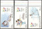 Moldova  1998  MNH**  -  Yv. 223/225 - Invierno 1998: Nagano