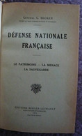 Défense Nationale Française Et Deux Autres Volumes - French