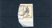 Greece- "Messolonghi" 2Dr. Stamp On Fragment With Bilingual "SAMOS (East Aegean)" [8.1.1973] Type X Postmark - Marcofilie - EMA (Printer)