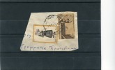 Greece- "Sarakatsana, Attiki" & "Alexander Papanastasiou" On Fragment W/ "AG. KHRYKOS (Ikaria)" [28.7.1976] Type X Pmrk - Postmarks - EMA (Printer Machine)