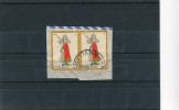 Greece- "Desfina" 2Dr. Stamps In Pair On Fragment With "MYTILHNH-APOSTOLH (East Aegean)" [29.4.1975] Type X Postmark - Marcophilie - EMA (Empreintes Machines)