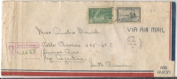 CANADA - 1949 REGISTERED COVER From CAP De La MADELEINE, PQ To ARGENTINA - Yvert # 222-223 - Covers & Documents