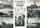 CONTRES - Vues Multiples (la Halle, L'Église, Place Du Marché....) - Contres