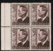 AUSTRALIA   Scott #  232*  VF MINT LH Blk. Of 4 - Ongebruikt