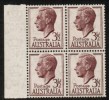 AUSTRALIA   Scott #  236*  VF MINT LH Blk. Of 4 - Mint Stamps