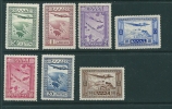 Greece 1933, Scott C15-21, SG 468-74 MM - Unused Stamps