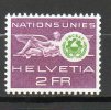 SUISSE  2,00f Lilas Vert 1963 N°435 - Oficial