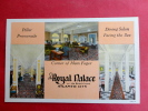 New Jersey > Atlantic City  --  Multi View  The Royal Palace Dining Salon Vintage Wb ----  ----------ref  602 - Atlantic City