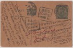 Br India KG VI, Postal Card, DLO Bombay Postmark, India As Per The Scan - 1911-35 Roi Georges V