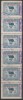 CHINA CHINE REVENUE STAMP OF EAST CHINA ISSUES (HUA DONG)  $5000 X6 - 1932-45 Manchuria (Manchukuo)