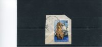 Greece- Miaoulis' "Ares" 15dr. Stamp On Fragment With Bilingual "ADAMAS (Milos-Cyclades)" [14.9.198?] Type XIV Postmark - Poststempel - Freistempel