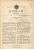 Original Patentschrift - J.F. Schmidt In Berlin , 1898 , Tischpult , Tisch , Pult , Sekretär !!! - Autres & Non Classés