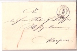 ALLEMAGNE:Précurseur AACHEN:à KERPEN.1845 ?.Oblit.COELN Dans Cercle.(noir) + Texte. - Vorphilatelie