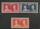 NEW ZEALAND -1937 CORONATION GEORGE VI - Yvert # 233/5 - MINT LH - Ungebraucht