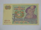 5 Couronne. - Tem Kronor 1972- SUEDE- Sveriges Rifsbank - Suède