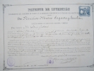 Certificat De Brevet D´Invention/Direction General De Agricultura, Industria Y Comercio/ MADRID/1893    DIP10 - Diplômes & Bulletins Scolaires