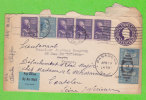 Sur Env. PAR AVION - ETATS UNIS (Pasadena) - 7 Timbres + Cachet Hexagonal CANTELEU Seine Inférieur - FRANCE) - Postal History