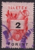1948 Hungary - Revenue, Tax Stamp - 2 Ft - Fiscaux