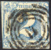 Thurn & Taxis #19 Used 2sgr Blue From 1863 - Gebraucht