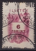 1946 Hungary - Revenue, Tax Stamp - 6 Ft - Canceled - Revenue Stamps