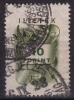 1946 Hungary - Revenue, Tax Stamp - 10 Ft - Canceled - Fiscaux