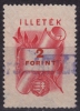 1946 Hungary - Revenue, Tax Stamp - 2 Ft - Canceled - Fiscales