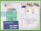 Sur Env. 17cm X 23cm - ETATS UNIS - San Mateo - 3 Timbre - Postal History