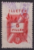 1946 Hungary - Revenue, Tax Stamp - 5 F - Canceled - Steuermarken