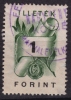 1950 Hungary - Revenue, Tax Stamp - 1 Ft - Canceled - Fiscaux